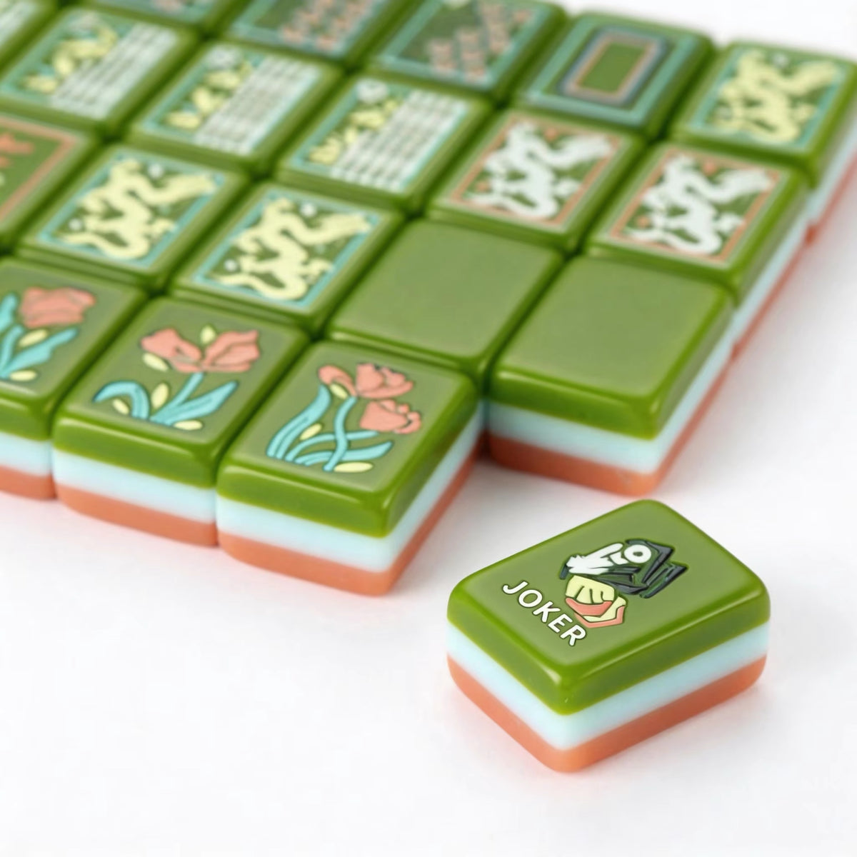 The Emerald & Coral Set — 160 Tiles
