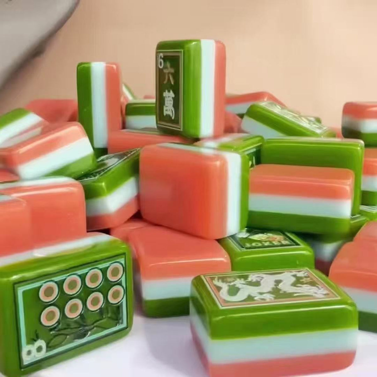 The Emerald & Coral Set — 160 Tiles